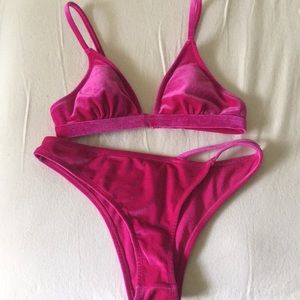 Express Velvet Swimsuit Size Small